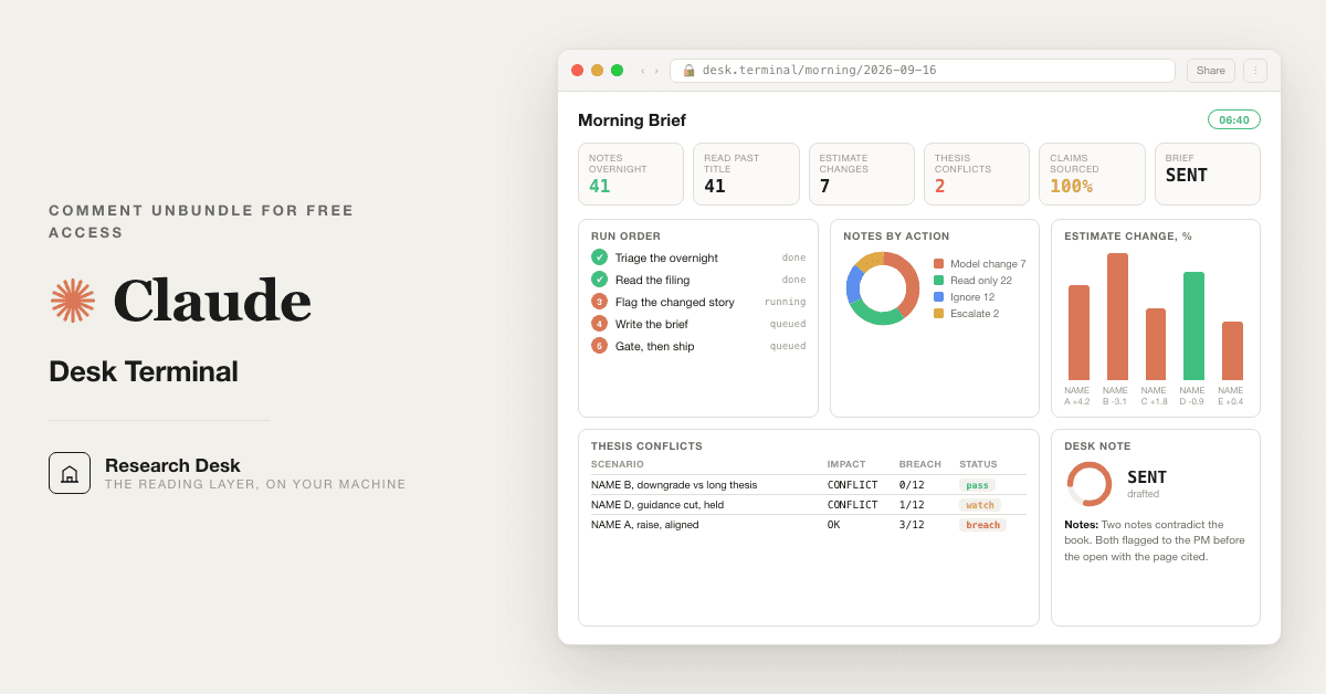 Shared Desk Terminal for Buy-Side Teams cover