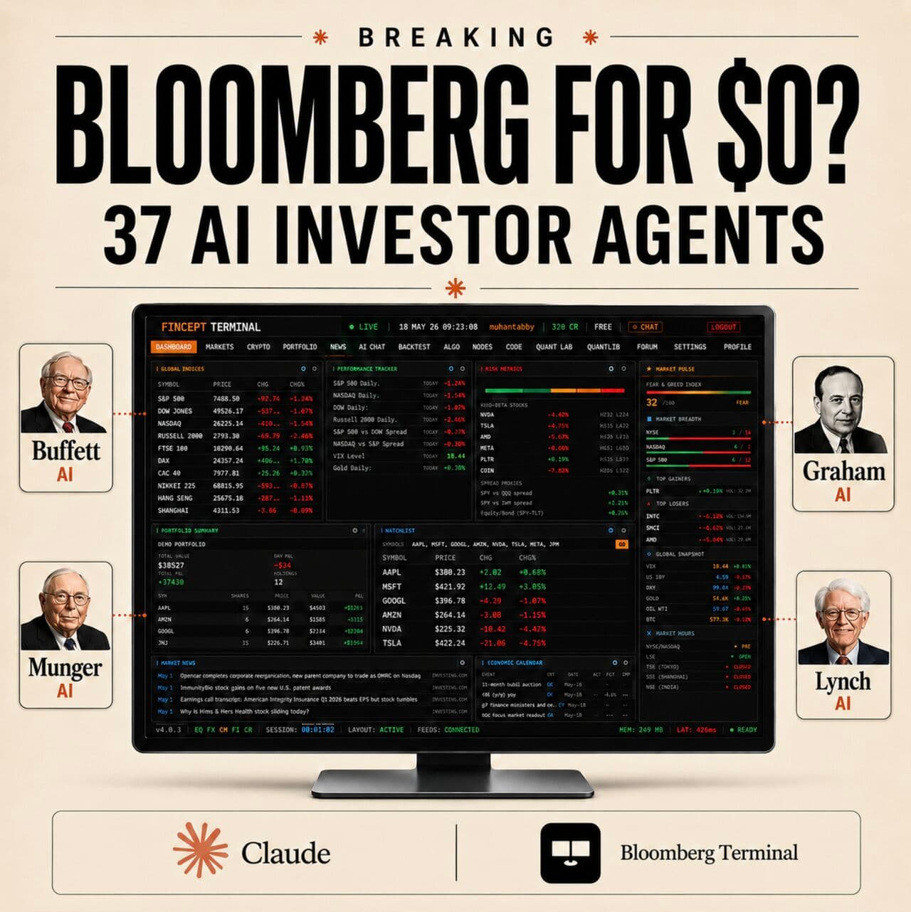 Free Bloomberg Terminal Alternative cover