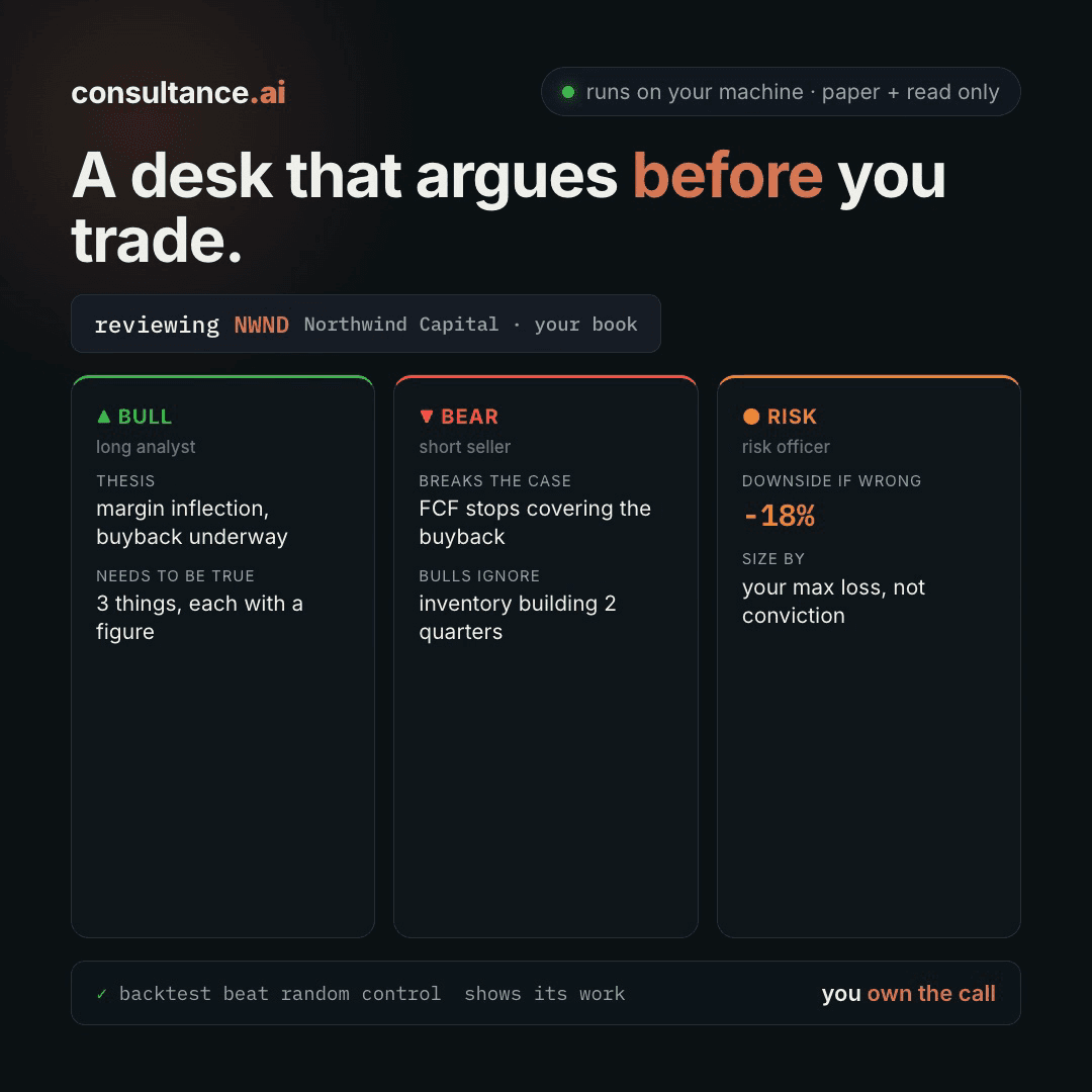 Personal AI Stock Desk with Paper Trading cover